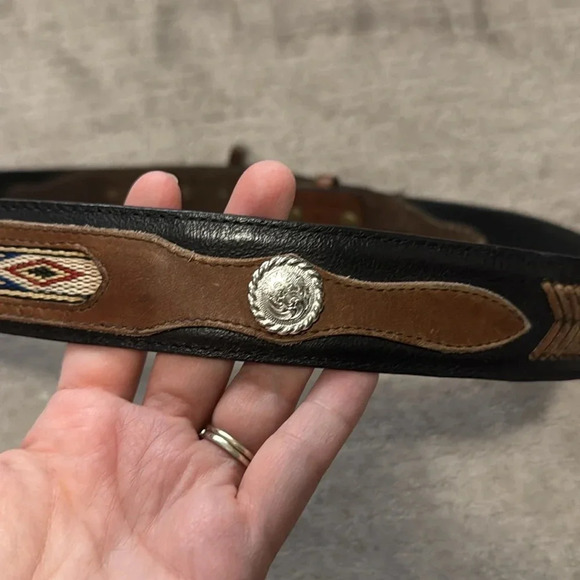 Nocona Belt Co Genuine Leather Belt, size 44. - Picture 6 of 10